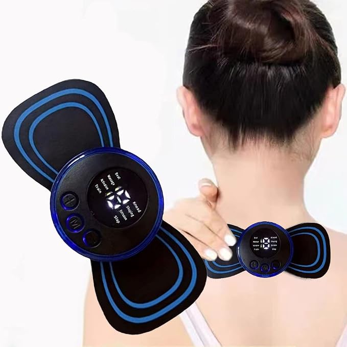 Portable Electric Mini Neck Massager | EMS Pain Relief & Muscle Relaxation Patch