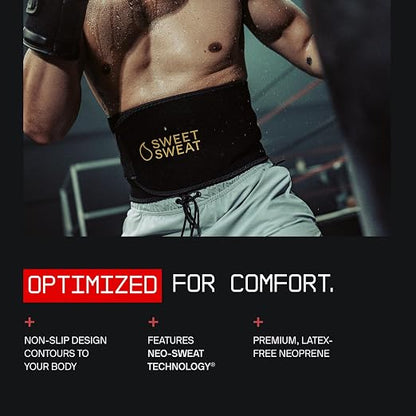 Sweat Slimming Belt for Men & Women (Free Gel Included)